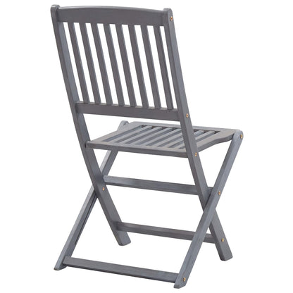 Solid Acacia Wood Folding Outdoor Chairs, 2-Pack - Durable & Stylish