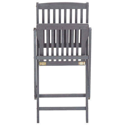 Solid Acacia Wood Folding Outdoor Chairs, 2-Pack - Durable & Stylish