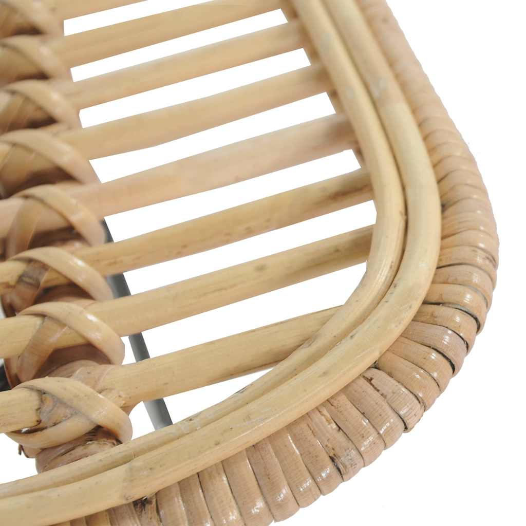 Natural Rattan Bar Chairs Set of 2 - Stylish & Durable Seating