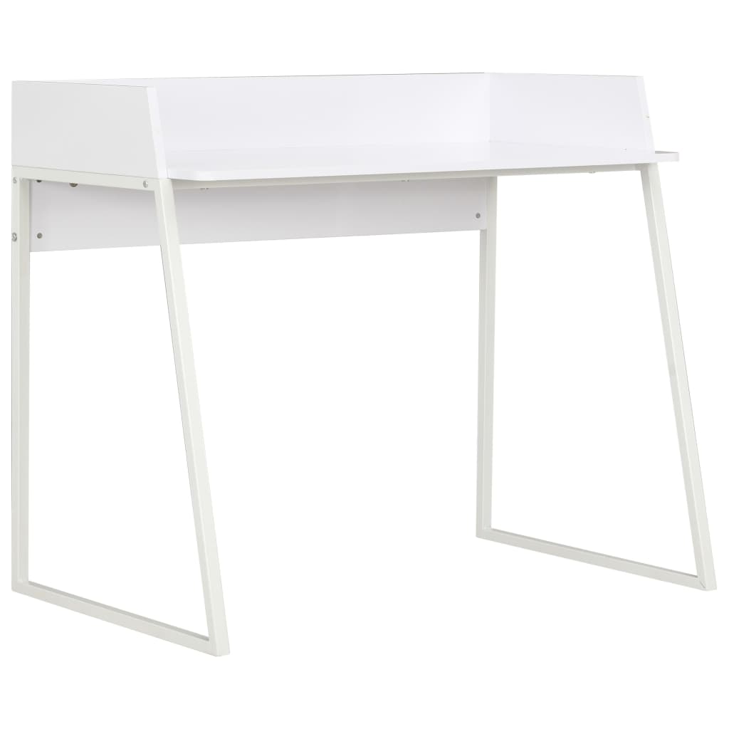 Compact White Desk - 90x60x88 cm - Sleek & Modern Design