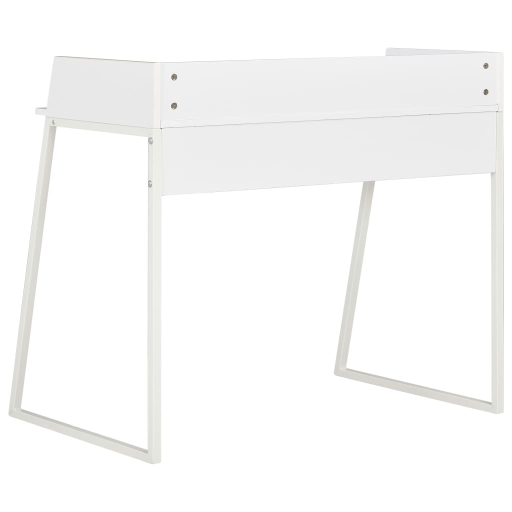 Compact White Desk - 90x60x88 cm - Sleek & Modern Design