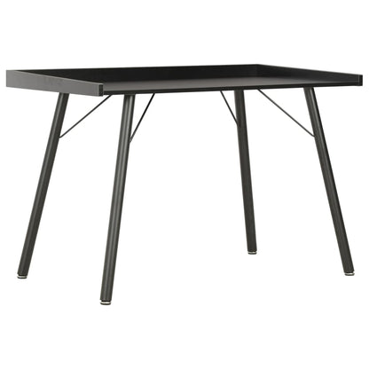 Compact Black Desk 90x50x79 cm - Sleek & Stylish Workspace Solution