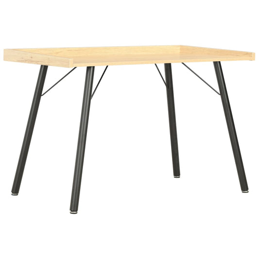 Compact Oak Desk 90x50x79 cm - Stylish Small Workspace Solution