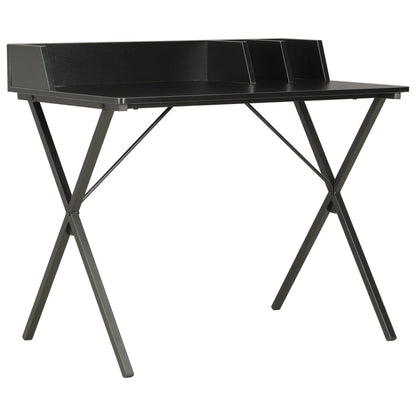 Compact Black Desk, 80x50x84cm - Sleek, Modern Design