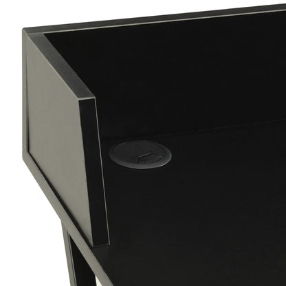 Compact Black Desk, 80x50x84cm - Sleek, Modern Design