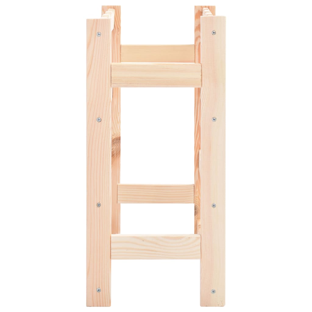 16-Bottle Pine Wine Rack | Durable Pinewood Storage Solution