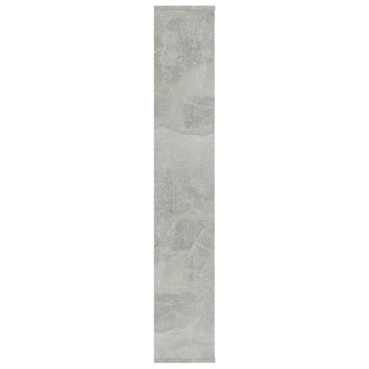 Concrete Grey Book Cabinet & Room Divider 100x24x140 cm