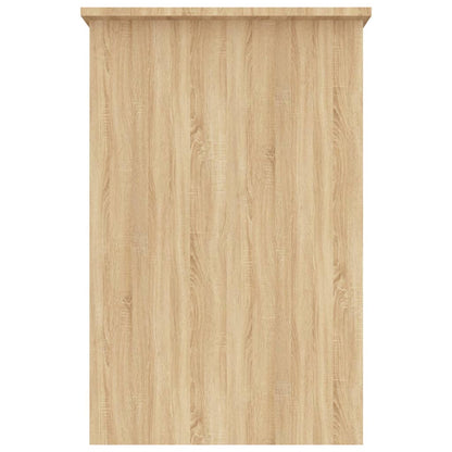 Elegant Sonoma Oak Desk 100x50x76cm - Durable Engineered Wood