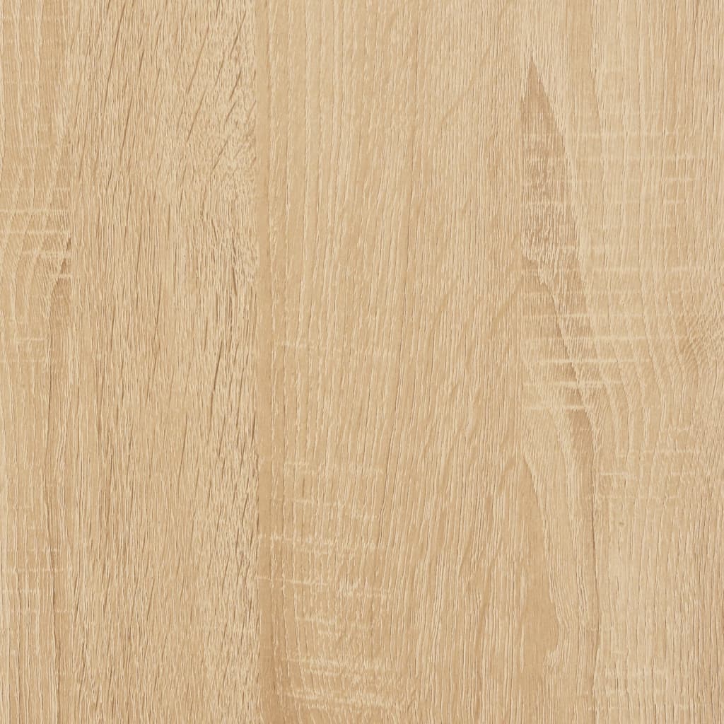 Elegant Sonoma Oak Desk 100x50x76cm - Durable Engineered Wood