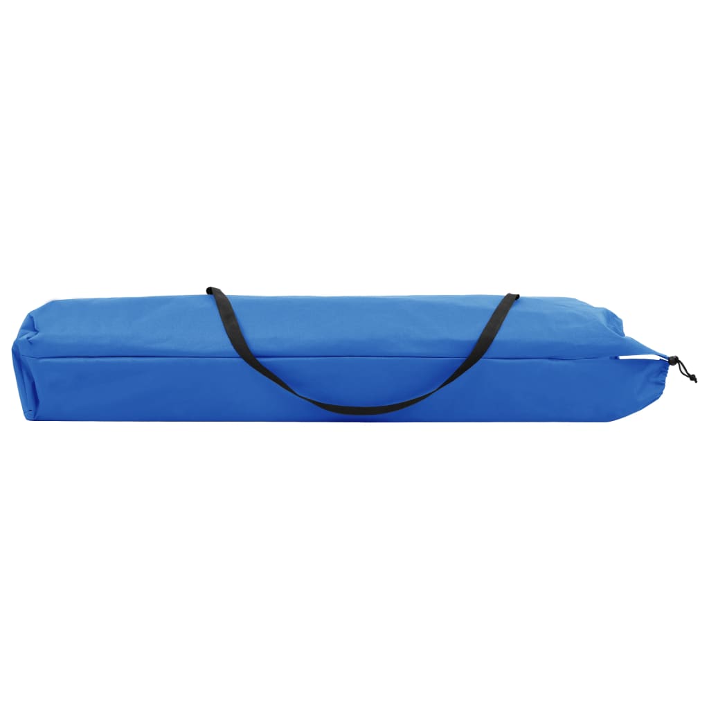 Blue Steel Two-Person Folding Sun Lounger – Durable Comfort