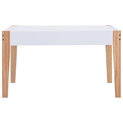 Kids Black & White Chalkboard Table & Chair Set - 3 Piece Set