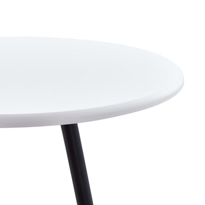 Sleek White Bar Table 60x107.5 cm MDF - Modern & Stylish Design
