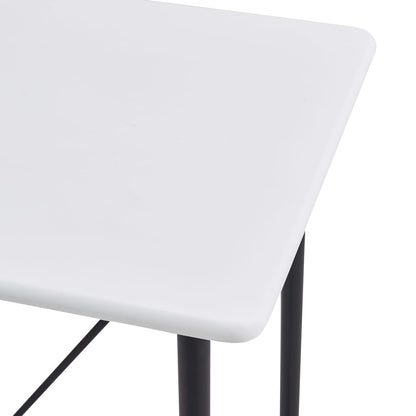 Stylish White Bar Table 120x60x110 cm MDF - Modern & Durable