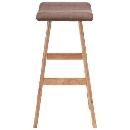 Elegant Taupe Fabric Bar Stool - Stylish and Comfortable Seating