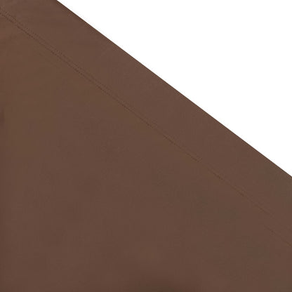 Brown Outdoor Lounge Bed with Canopy - Durable & Stylish Relaxation