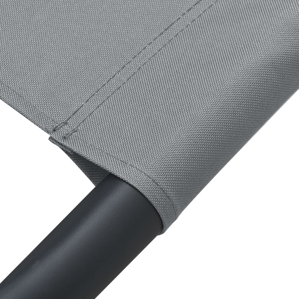 Grey Outdoor Lounge Bed with Canopy - Comfortable & Stylish Relaxation