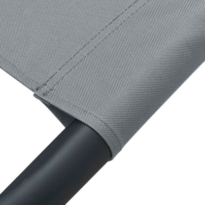Grey Outdoor Lounge Bed with Canopy - Comfortable & Stylish Relaxation
