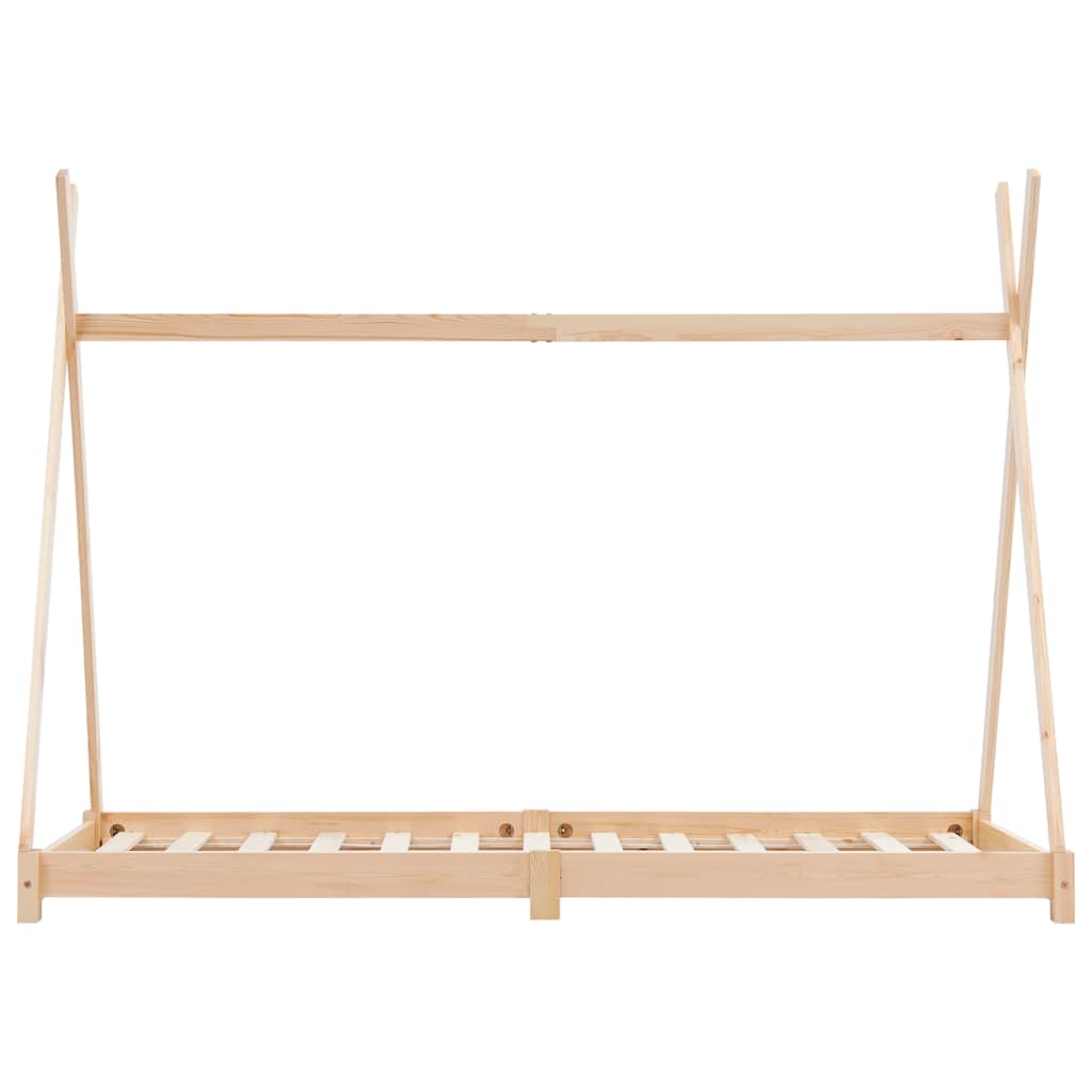 Solid Pine Kids Bed Frame 70x140 cm - Durable & Stylish