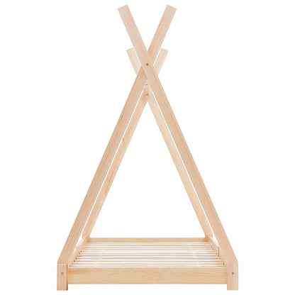 Solid Pine Kids Bed Frame 70x140 cm - Durable & Stylish