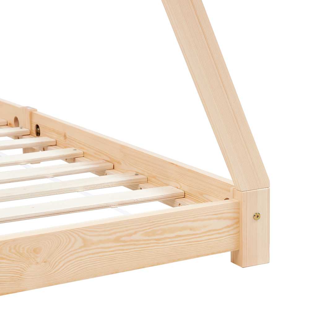 Solid Pine Kids Bed Frame 70x140 cm - Durable & Stylish