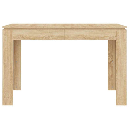 Sonoma Oak Dining Table 120x60x76 cm - Engineered Wood