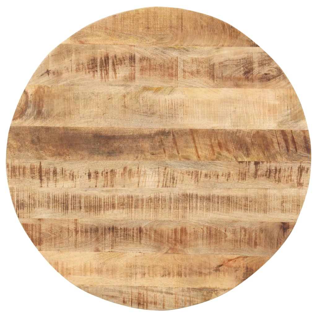 Round Mango Wood Table Top - Solid, 15-16mm, 70cm Diameter
