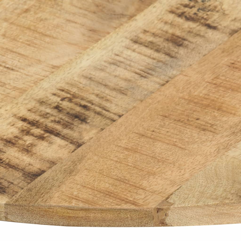 Round Mango Wood Table Top - Solid, 15-16mm, 70cm Diameter