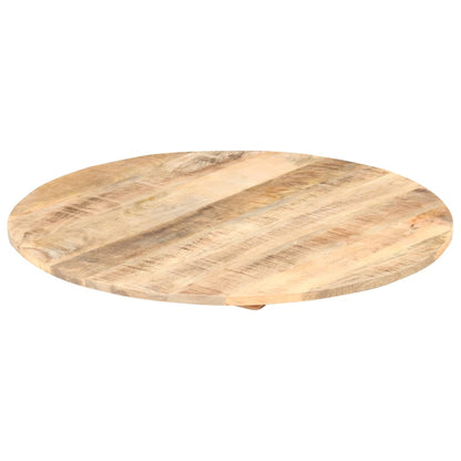 Round Mango Wood Table Top - Solid, 15-16mm, 70cm Diameter
