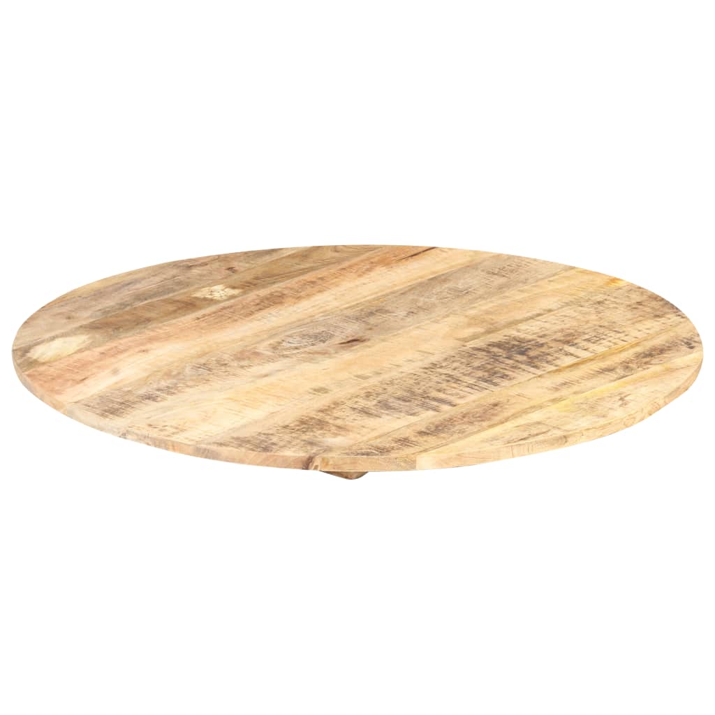 Round Mango Wood Table Top - Solid, 15-16mm, 70cm Diameter