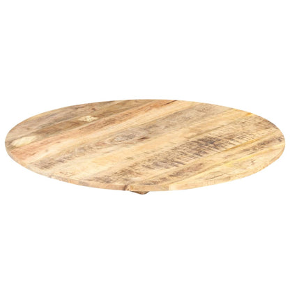 Round Mango Wood Table Top - Solid, 15-16mm, 70cm Diameter