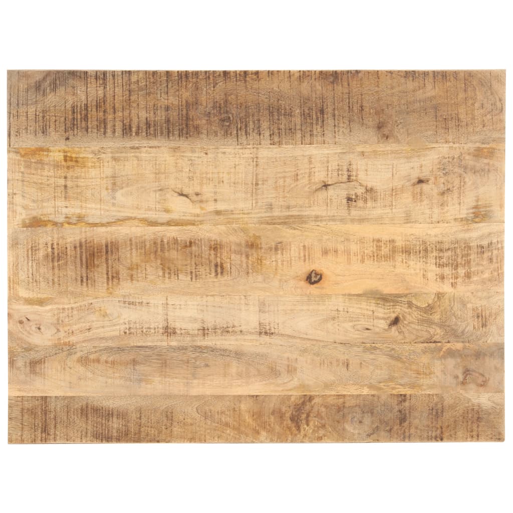 Solid Mango Wood Table Top 90x70 cm - Durable & Stylish