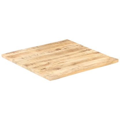 Solid Mango Wood Table Top 80x80 cm - 25-27 mm Thick