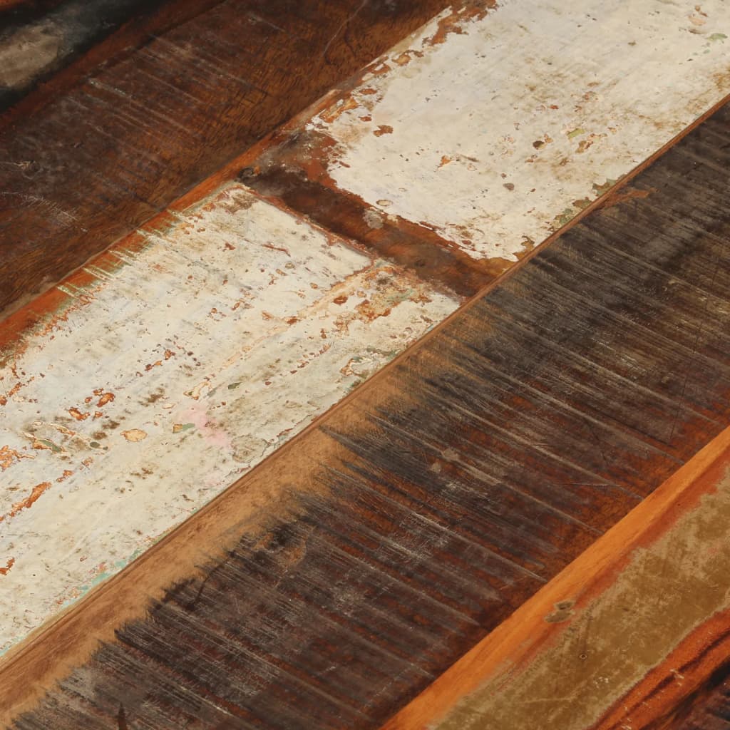 70cm Solid Reclaimed Wood Round Table Top - Eco-Friendly Design