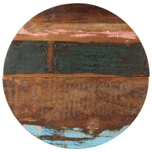 Reclaimed Wood Round Table Top 70cm, Solid 25-27mm厚