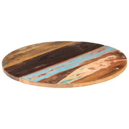 Eco-Friendly 80cm Round Table Top | Solid Reclaimed Wood