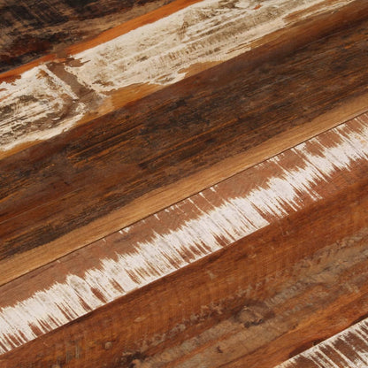 Solid Reclaimed Wood Rectangular Table Top 60x80 cm 15-16 mm