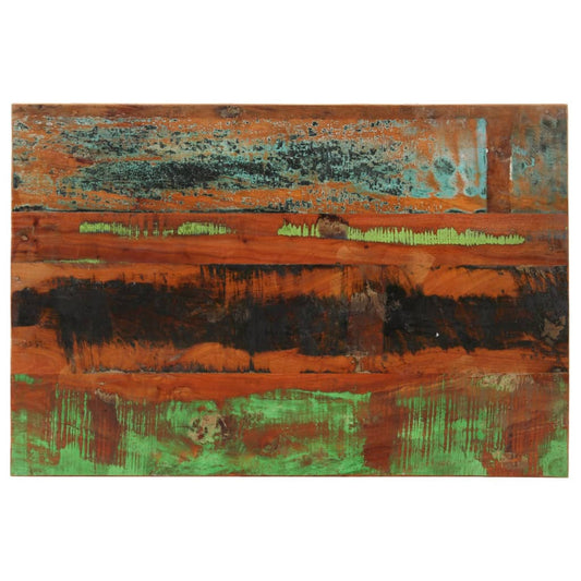 Reclaimed Solid Wood Rectangular Table Top 60x90 cm 15-16 mm