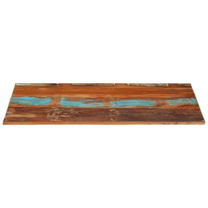 Solid Reclaimed Wood Rectangular Table Top 60x100 cm