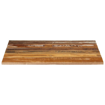 Solid Reclaimed Wood Square Table Top, 70x70 cm, 15-16 mm Thick