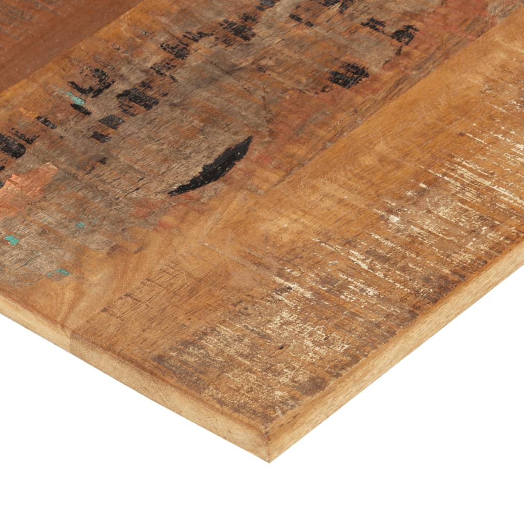Solid Reclaimed Wood Table Top 70x90 cm - Eco-Friendly Design