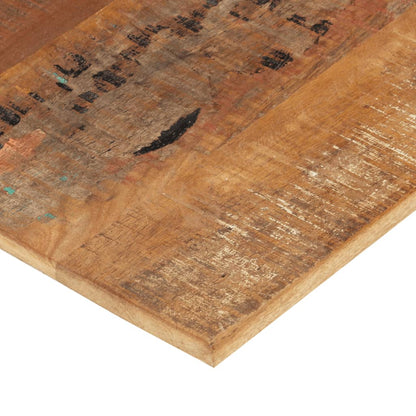 Solid Reclaimed Wood Table Top 70x90 cm - Eco-Friendly Design