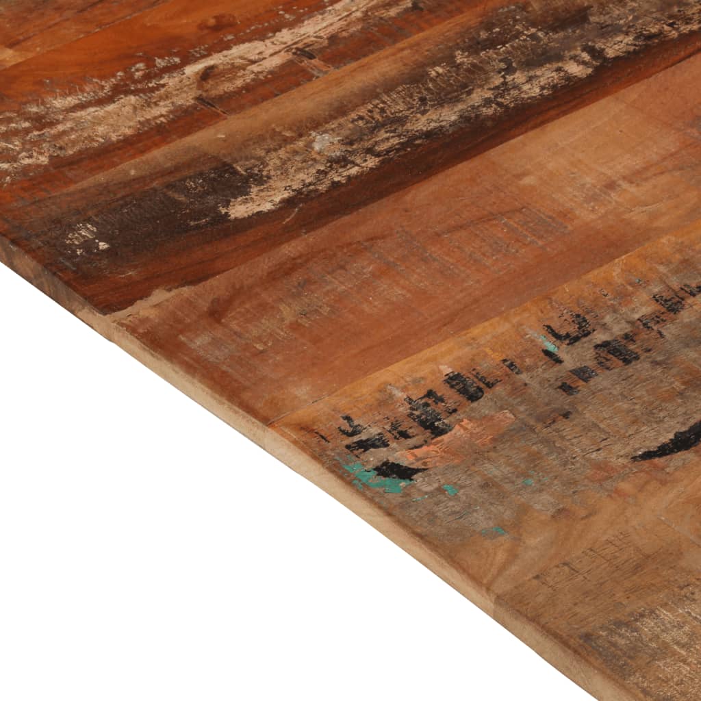 Solid Reclaimed Wood Table Top 70x90 cm - Eco-Friendly Design