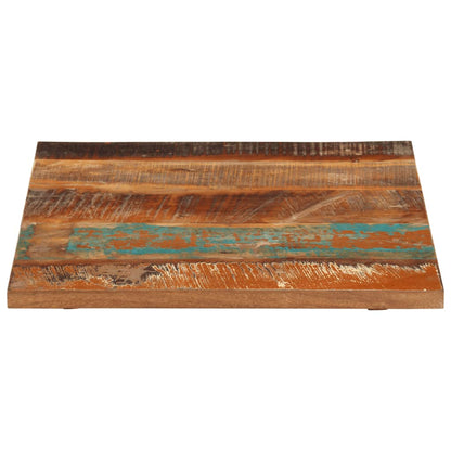 60x60 cm Reclaimed Solid Wood Square Table Top, 25-27 mm Thick