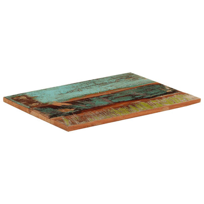 Solid Reclaimed Wood Rectangular Table Top 60x80 cm