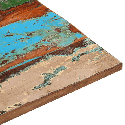 Solid Reclaimed Wood Rectangular Table Top 60x90 cm 25-27 mm
