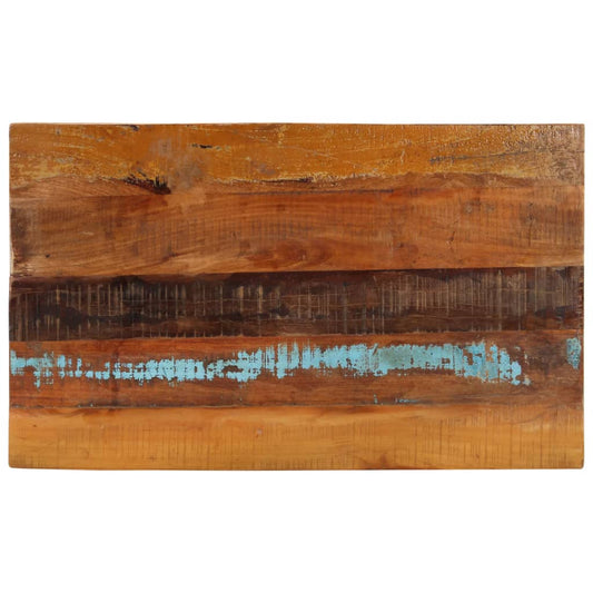 Rustic Reclaimed Wood Rectangular Table Top 60x100 cm, 25-27 mm Thick