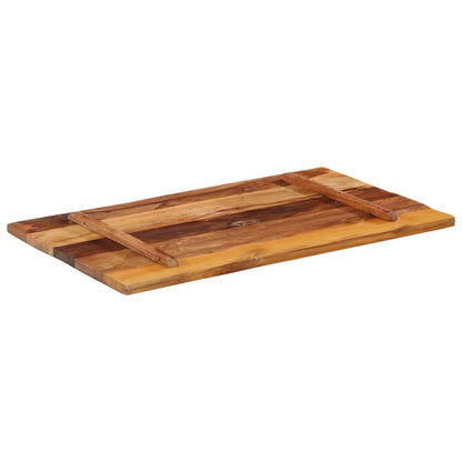 Rustic Reclaimed Wood Rectangular Table Top 60x100 cm, 25-27 mm Thick