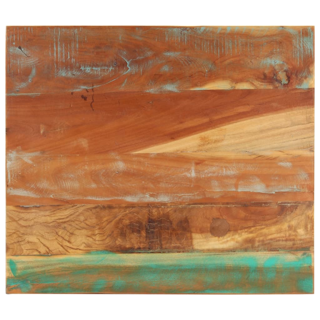 Solid Reclaimed Wood Rectangular Table Top 70x80 cm