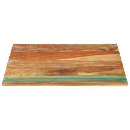 Solid Reclaimed Wood Rectangular Table Top 70x80 cm