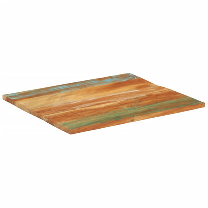 Solid Reclaimed Wood Rectangular Table Top 70x80 cm